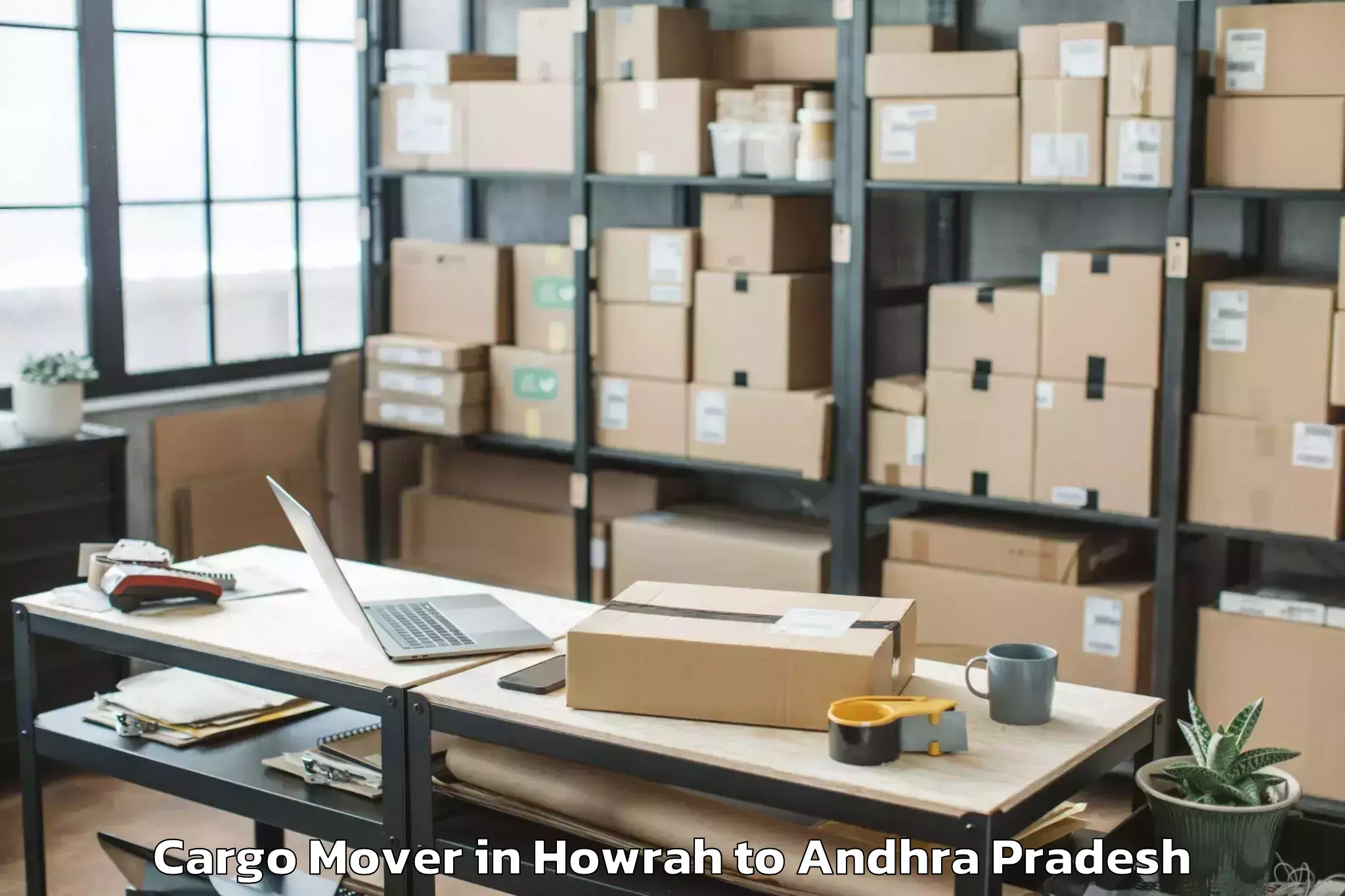 Professional Howrah to Chandralapadu Cargo Mover